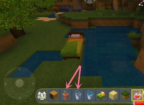 迷你世界铁桶怎么取水[图2]