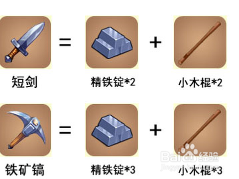 迷你世界怎么练铁锭[图1]